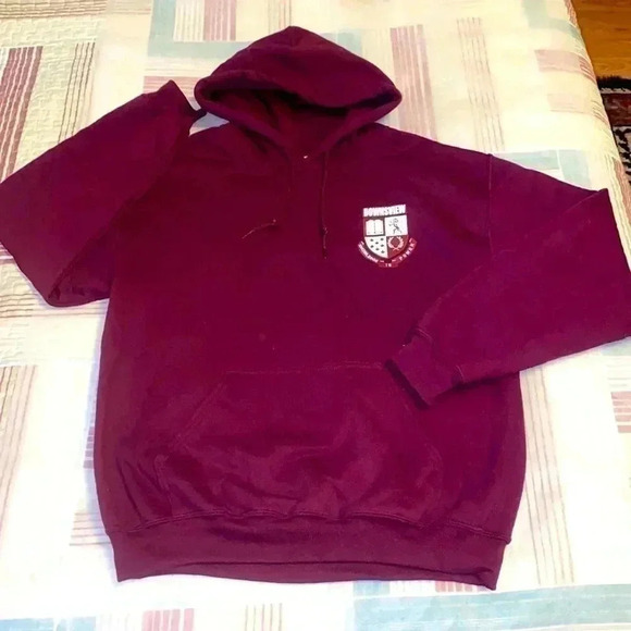 College Hoodie with slightly fleece lining  Unisex - Picture 1 of 8